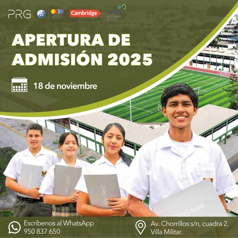 ¡Admisión 2025 Abierta!