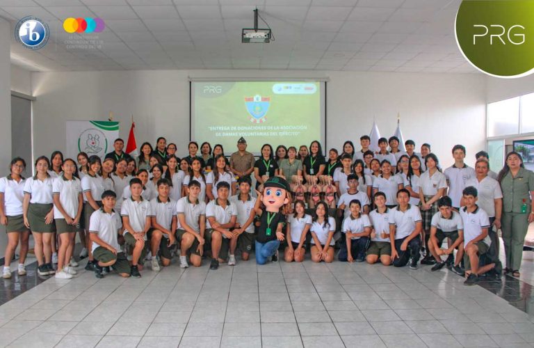 Donación de material educativo por parte de la Asociación de Damas Voluntarias del Ejército del Perú